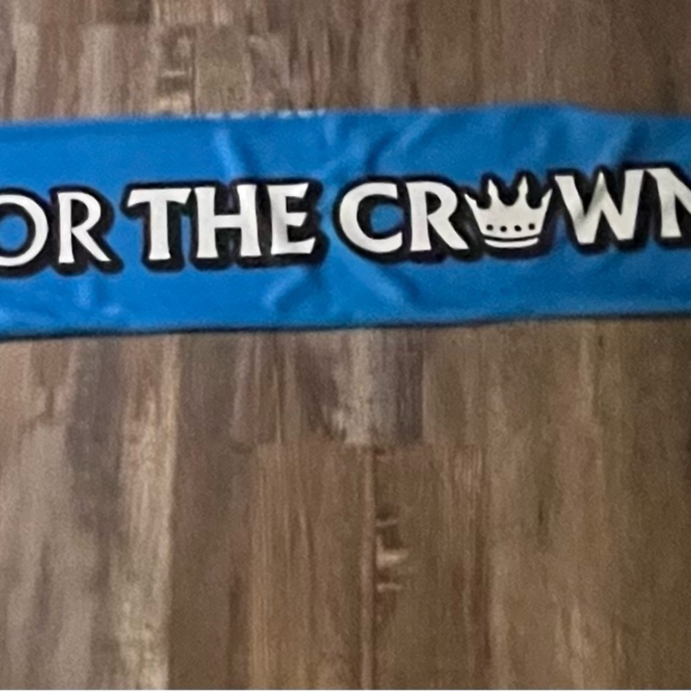 ⚽️💙CLTFC 💙⚽️MLS Blue and White SILKY Scarf with black fringe - Picture 9 of 12